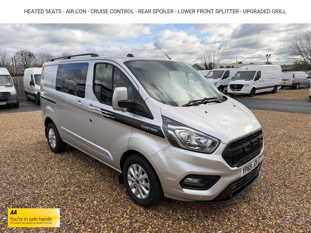 2019 Ford Transit Custom 2.0TDCi 300 L1H1 Limited (130PS)(EU6dT) Double Cab-in-Van
