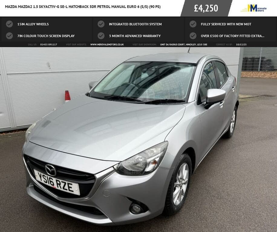 2016 Mazda Mazda2 1.5 SE-L (Nav)