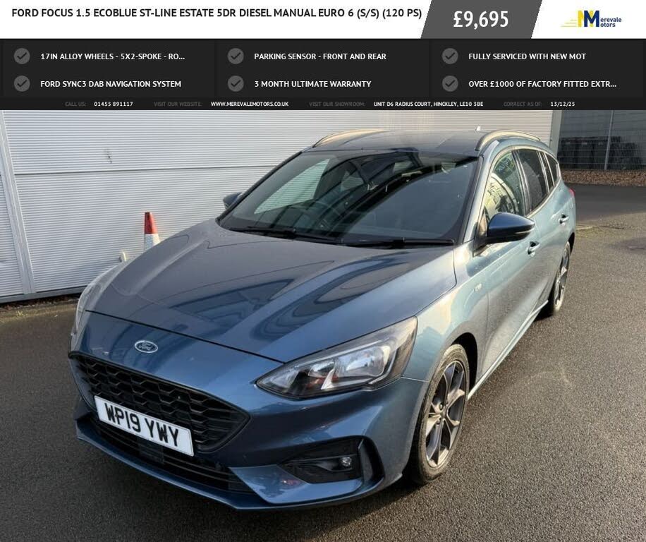 2019 Ford Focus 1.5 ST-Line Estate