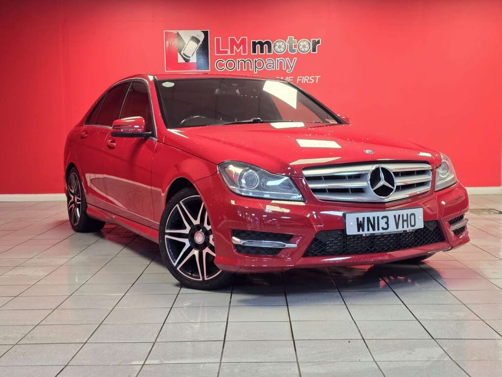 2013 Mercedes-Benz C-Class 2.1TD C220 CDI AMG Sport Plus 2.1CDI (170bhp) Blue F Saloon 4d