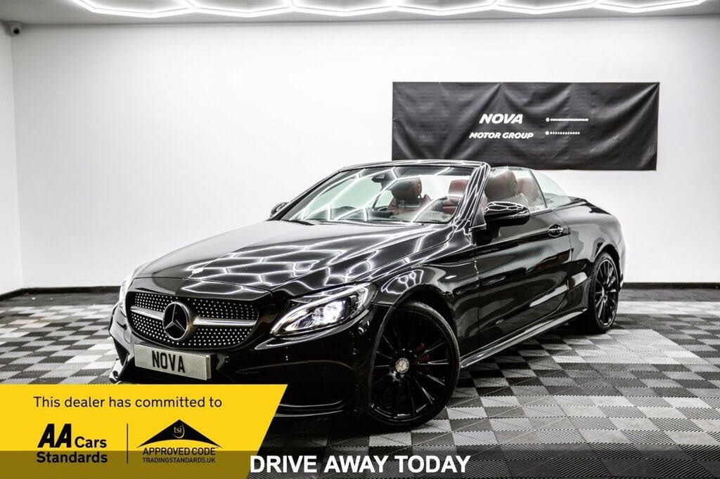 2016 Mercedes-Benz C-Class 2.1d C220d AMG Line (170ps) (s/s) Cabriolet 2d 4MATIC 9G-Tronic Plus