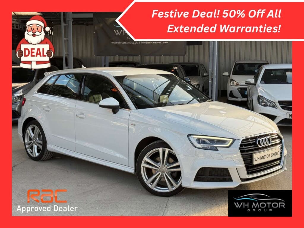 2016 Audi A3 1.4 TFSI S Line (150ps) Nav (CoD) (s/s) Sportback 5d 1395cc