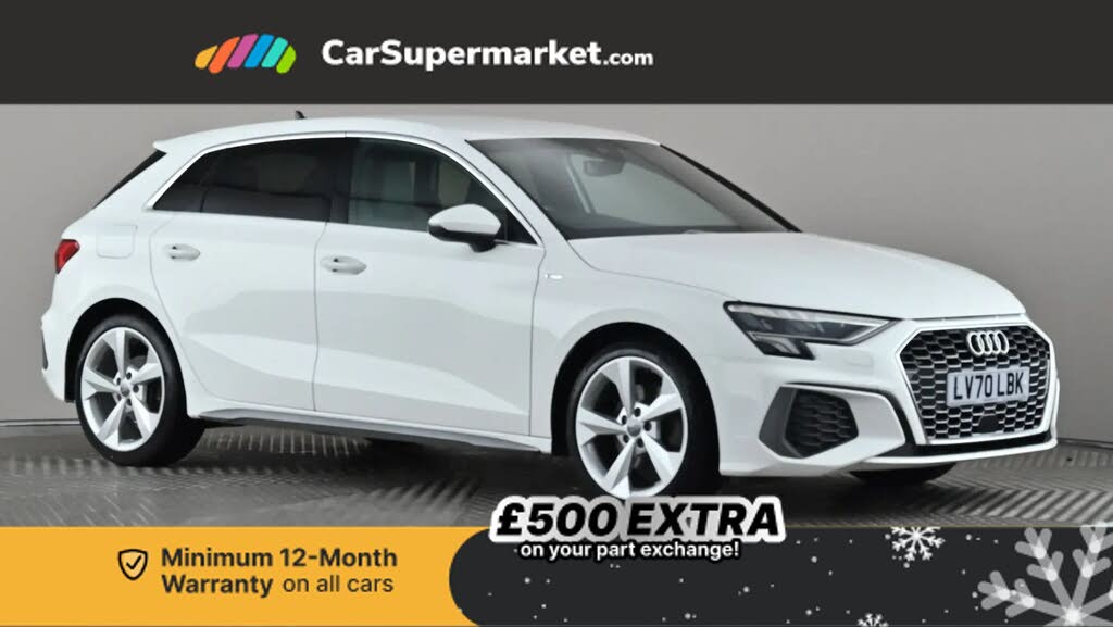 2020 Audi A3 1.5 35 TFSI S Line Sportback 5d 1498cc
