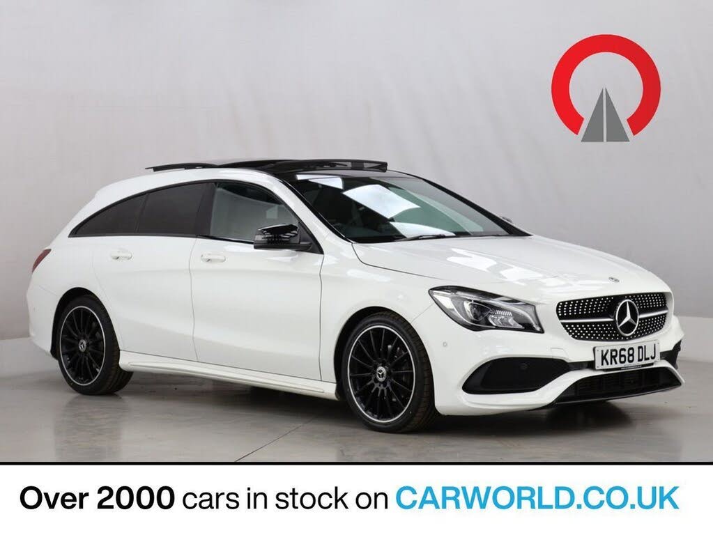2018 Mercedes-Benz CLA 1.6 CLA 200 AMG Line Night Edition (Plus)(s/s) Shooting Brake 5d 7G-DCT