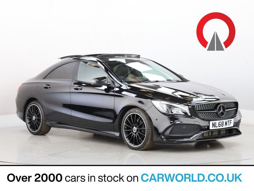 2018 Mercedes-Benz CLA 1.6 CLA 200 AMG Line Night Edition (Plus)(s/s) Coupe 4d 7G-DCT