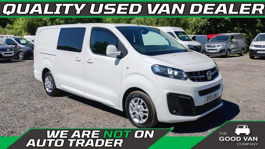 2021 Vauxhall Vivaro 2.0TD 3100 L2H1 Sportive (120PS)(Eu6dT) Double Cab