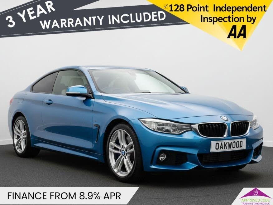 2018 BMW 4 Series 3.0TD 435d xDrive M Sport (313bhp) (s/s) Coupe 2d