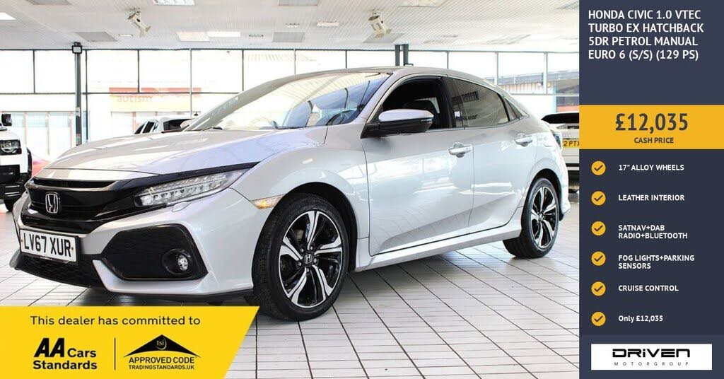 2017 Honda Civic 1.0 VTEC TURBO EX (s/s)