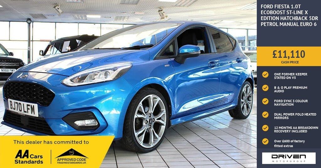 2020 Ford Fiesta 1.0T ST-Line X Edition (125ps) Hybrid (mHEV) 5d