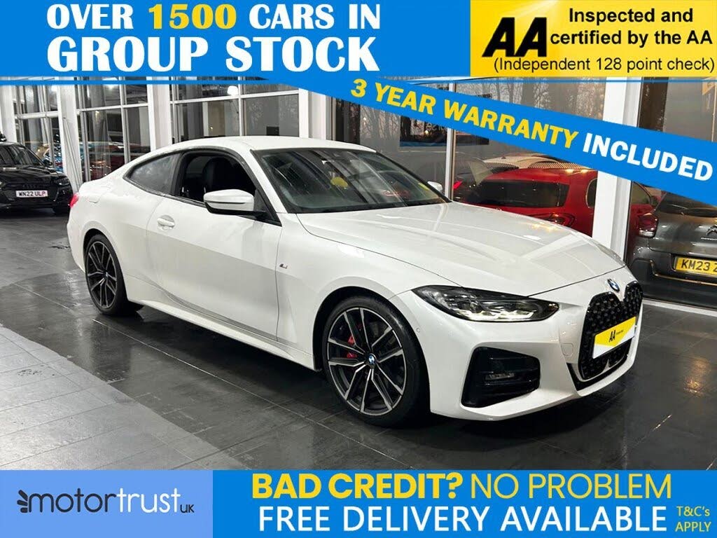 2021 BMW 4 Series 2.0 420i M Sport Coupe 2d Auto