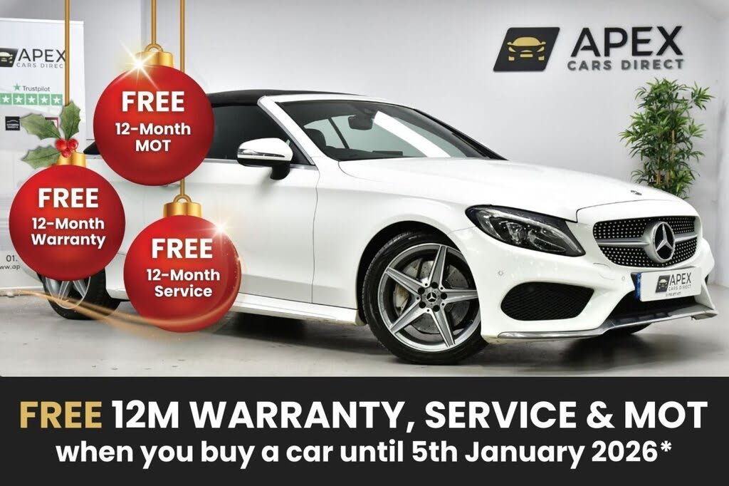 2017 Mercedes-Benz C-Class 2.1d C250d AMG Line (Premium Plus)(s/s) Cabriolet 2d 9G-Tronic Plus