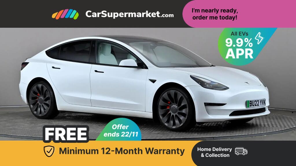 2022 Tesla Model 3 E Performance