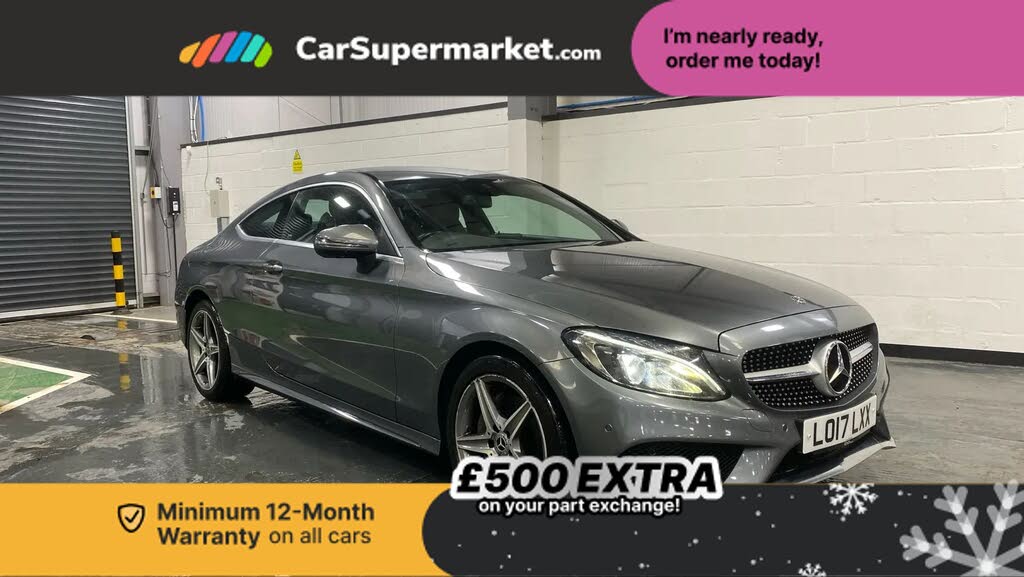 2017 Mercedes-Benz C-Class 2.1d C220d AMG Line (s/s) Coupe 2d 9G-Tronic Plus