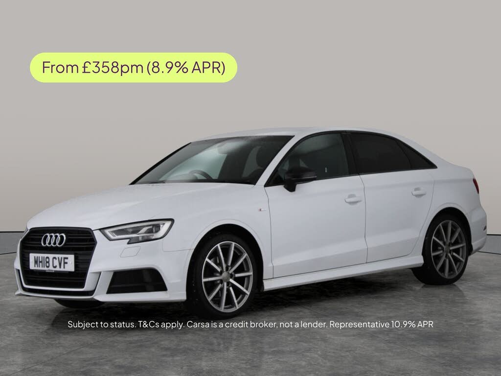 2018 Audi A3 1.5 35 TFSI Black Edition Saloon 4d S Tronic