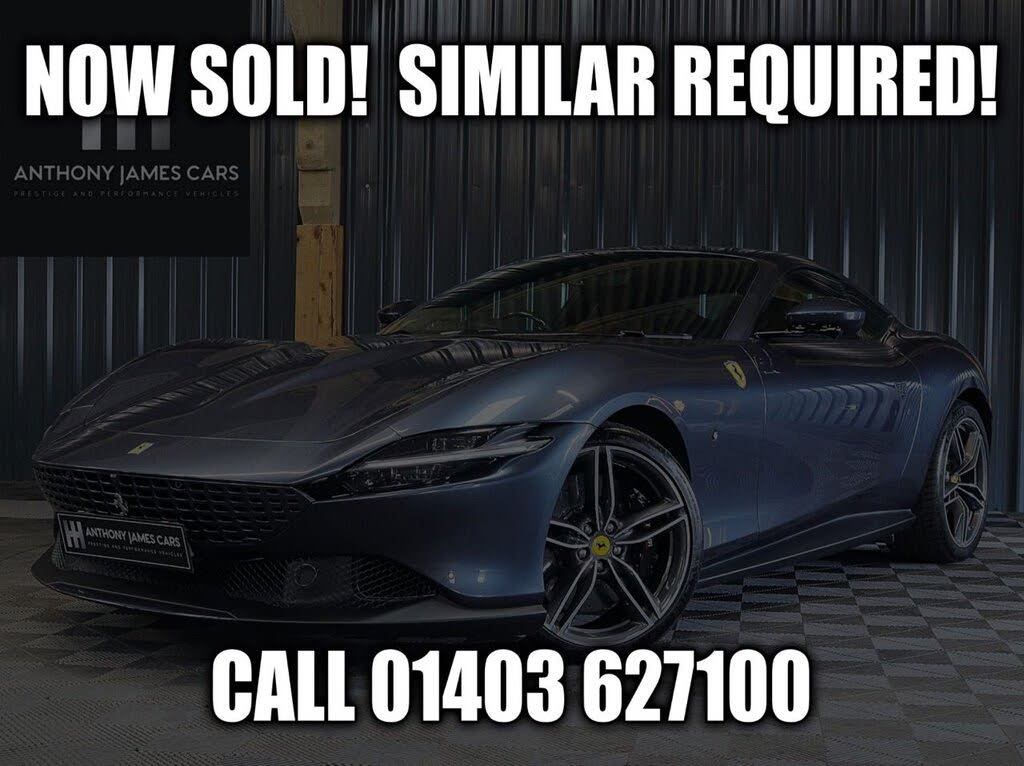 2022 Ferrari Roma 3.8T V8 F1 DCT (s/s) (620ps) Coupe