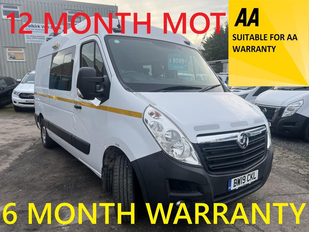2019 Vauxhall Movano 2.3CDTI L2H2 F3500 (130PS)(EU6) BiTurbo Panel Van