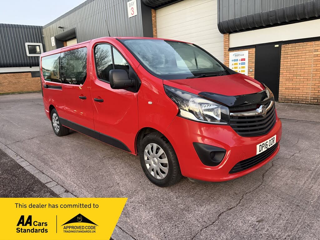 2016 Vauxhall Vivaro 1.6CDTi 2900 L1H1 (125PS)(EU6) BiTurbo (s/s) 9 Seats Combi
