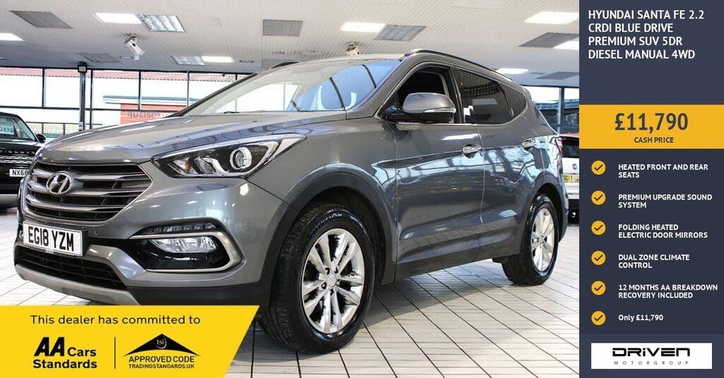 2018 Hyundai Santa Fe 2.2 CRDi Premium 4WD Blue Drive (ISG) (5st)