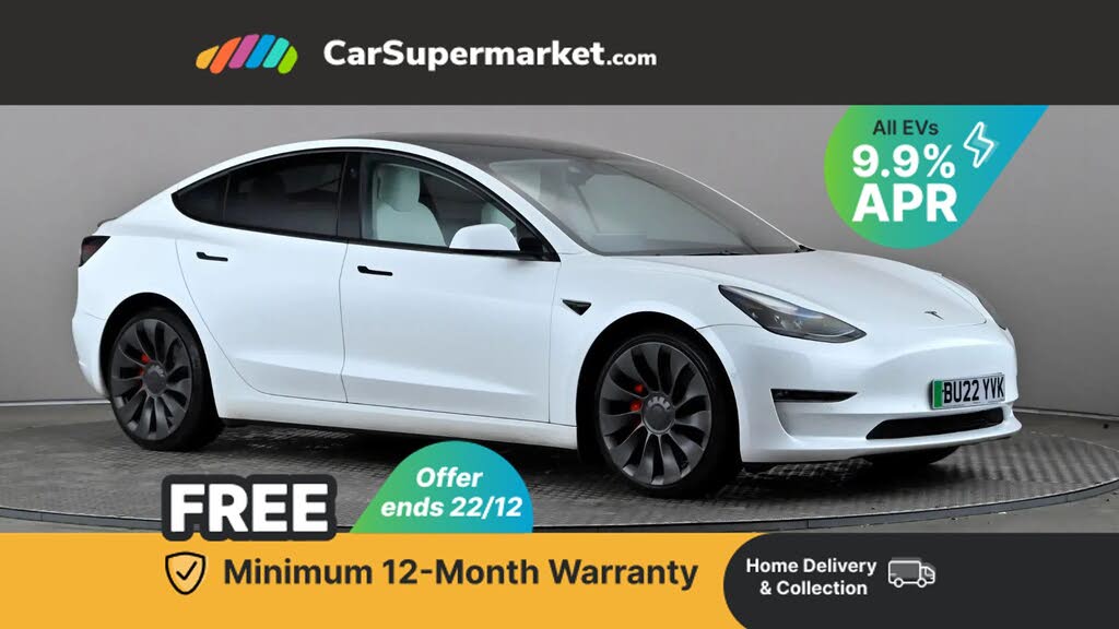 2022 Tesla Model 3 E Performance