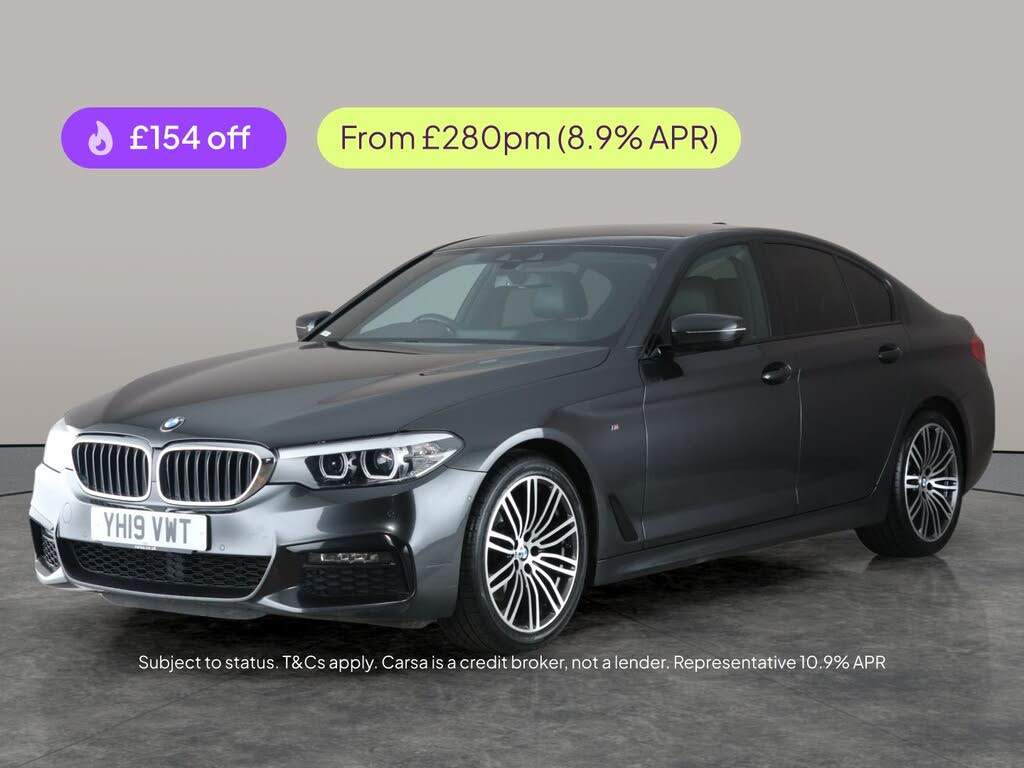 2019 BMW 5 Series 2.0TD 520d M Sport (188bhp) xDrive (s/s) Saloon 4d