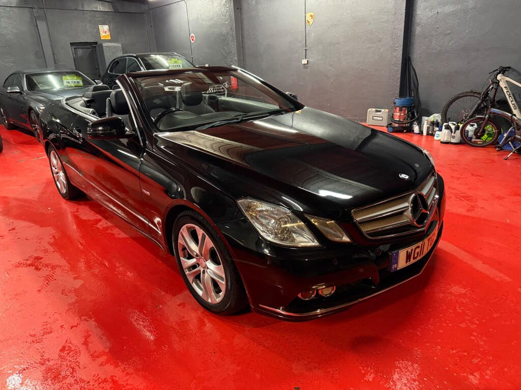 2011 Mercedes-Benz E-Class 1.8 E200 SE (184bhp) Blue F Cabriolet 2d 7G-Tronic