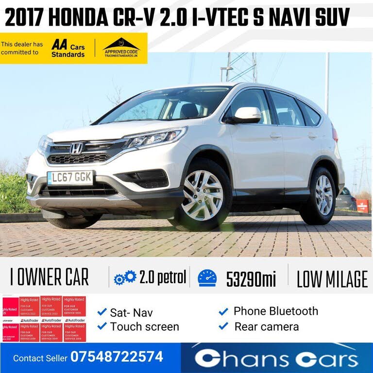 2017 Honda CR-V 2.0 i-VTEC S Navi