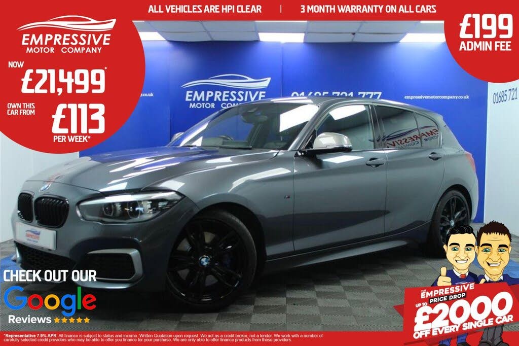 2019 BMW 1 Series 3.0 M140i Shadow Edition (s/s) 5d