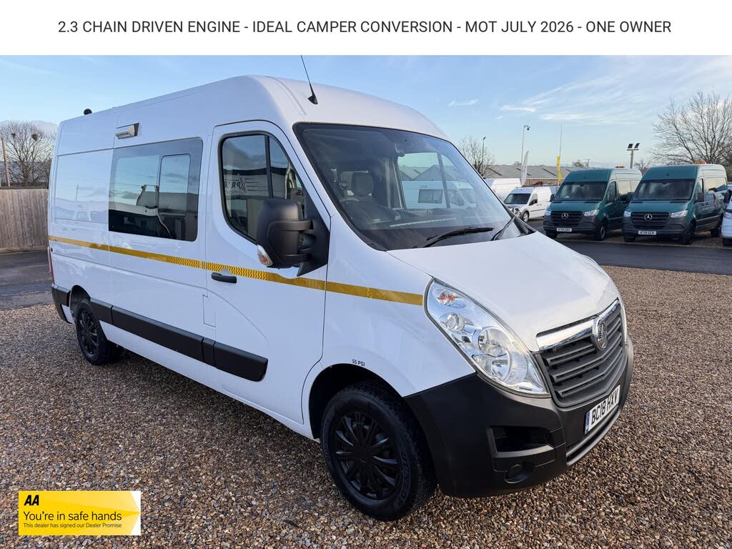 2018 Vauxhall Movano 2.3CDTI L2H2 F3500 (130PS)(EU6) BiTurbo Panel Van