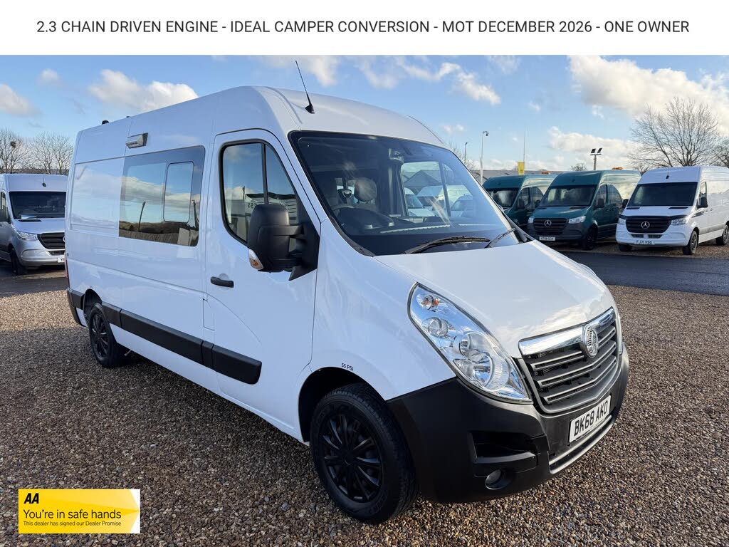 2018 Vauxhall Movano 2.3CDTI L2H2 F3500 (130PS)(EU6) BiTurbo Panel Van