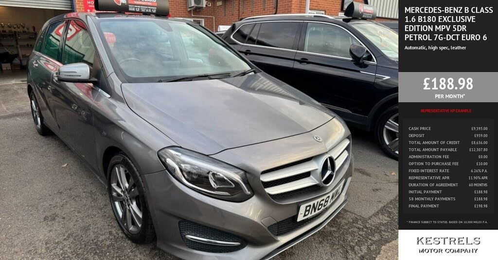 2018 Mercedes-Benz B-Class 1.6 B180 Exclusive Edition (s/s) 7G-DCT