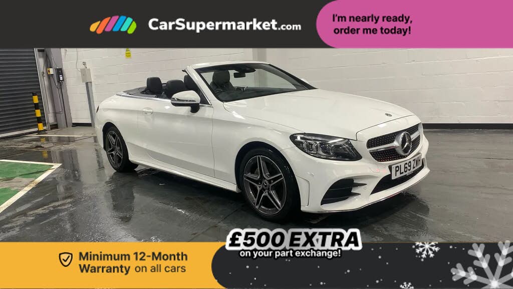 2019 Mercedes-Benz C-Class 1.5 C200 AMG Line (Premium)(s/s) Cabriolet 2d