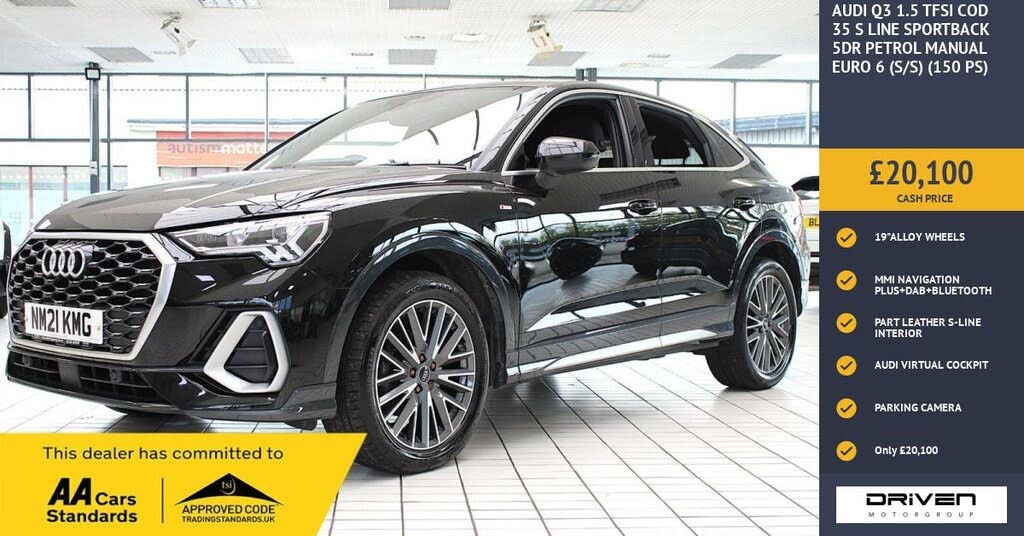 2021 Audi Q3 1.5 35 TFSI S Line (CoD) Sportback