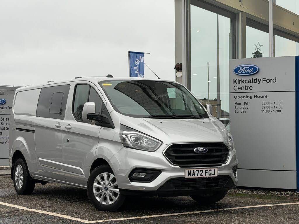 2022 Ford Transit Custom 2.0TDCi 320 L2H1 Limited (170PS)(EU6dT) Double Cab-in-Van auto