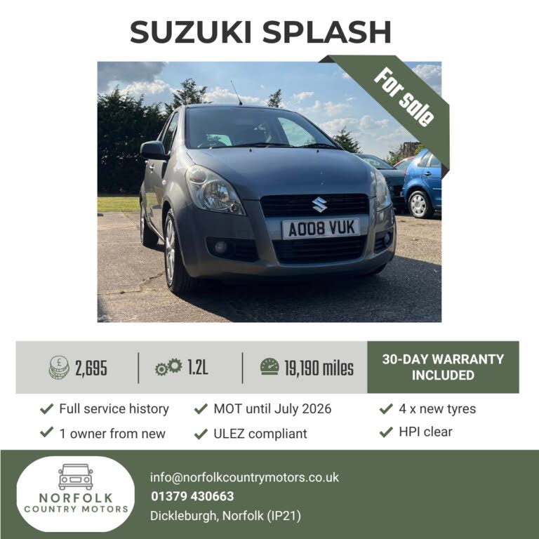2008 Suzuki Splash 1.2 GLS+