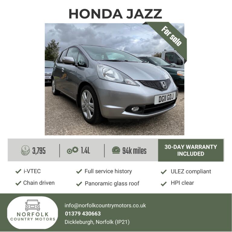 2011 Honda Jazz 1.4 EX