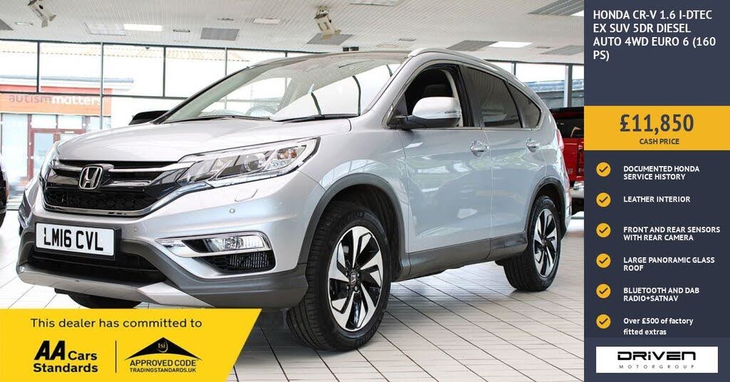 2016 Honda CR-V 1.6i-DTEC EX Auto