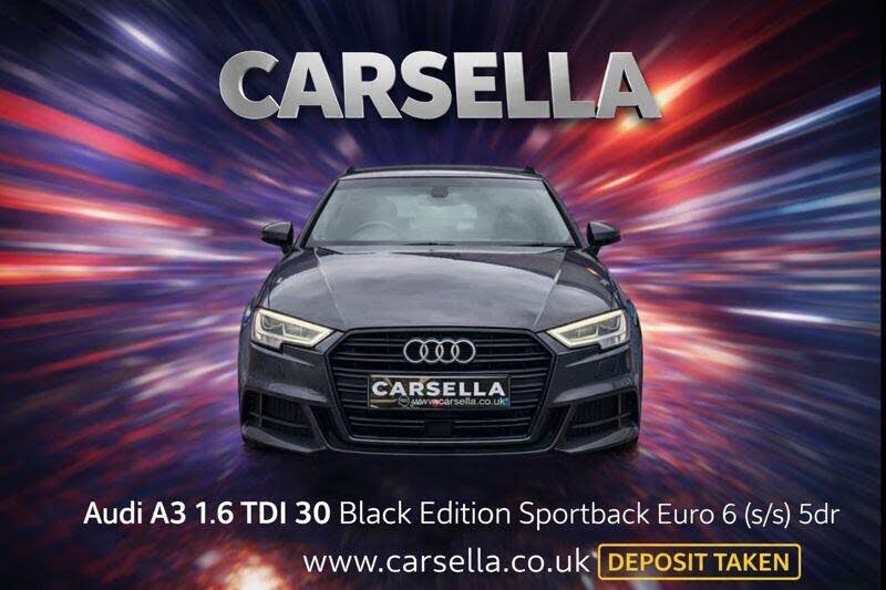 2019 Audi A3 1.6 30 TDI Black Edition (s/s) Sportback 5d
