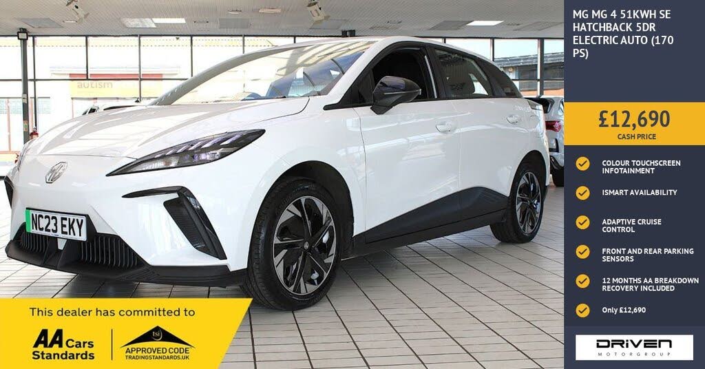 2023 MG MG4 E SE EV (170ps) Standard