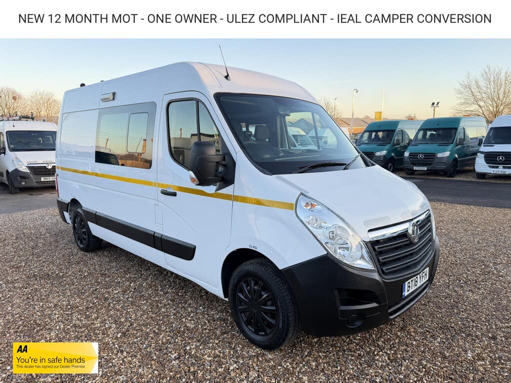 2018 Vauxhall Movano 2.3CDTI L2H2 F3500 (130PS)(EU6) BiTurbo Panel Van