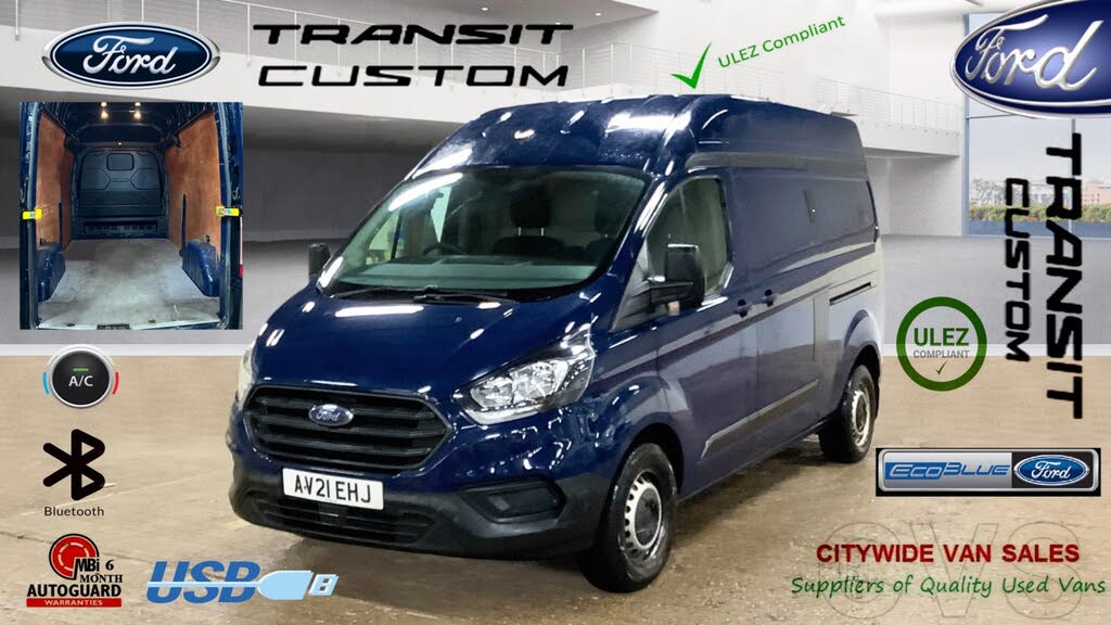 2021 Ford Transit Custom 2.0TDCi 340 L1H1 Leader (130PS)(EU6dT)