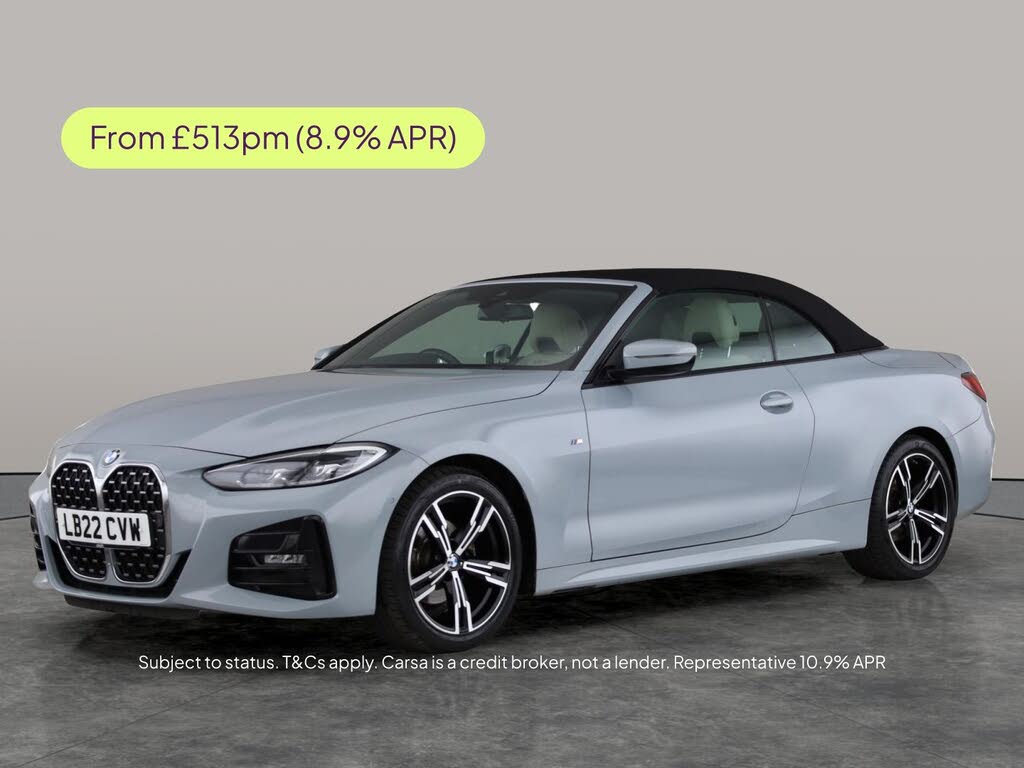 2022 BMW 4 Series 2.0 420i M Sport Convertible 2d