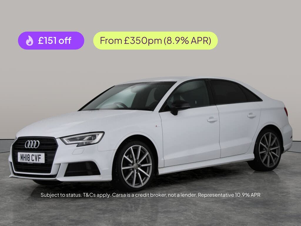 2018 Audi A3 1.5 35 TFSI Black Edition Saloon 4d S Tronic