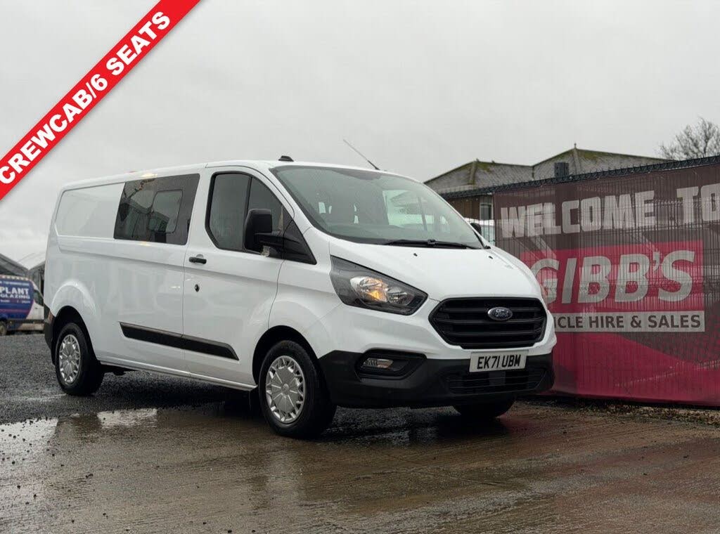 2021 Ford Transit Custom 2.0TDCi 320 L2H1 Leader (130PS)(EU6dT) Double Cab-in-Van
