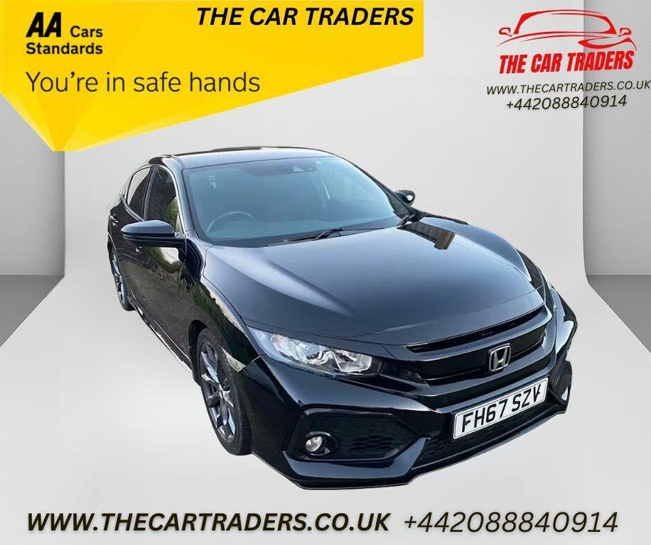 2018 Honda Civic 1.0 VTEC TURBO SR (129ps) Hatchback 5d CVT