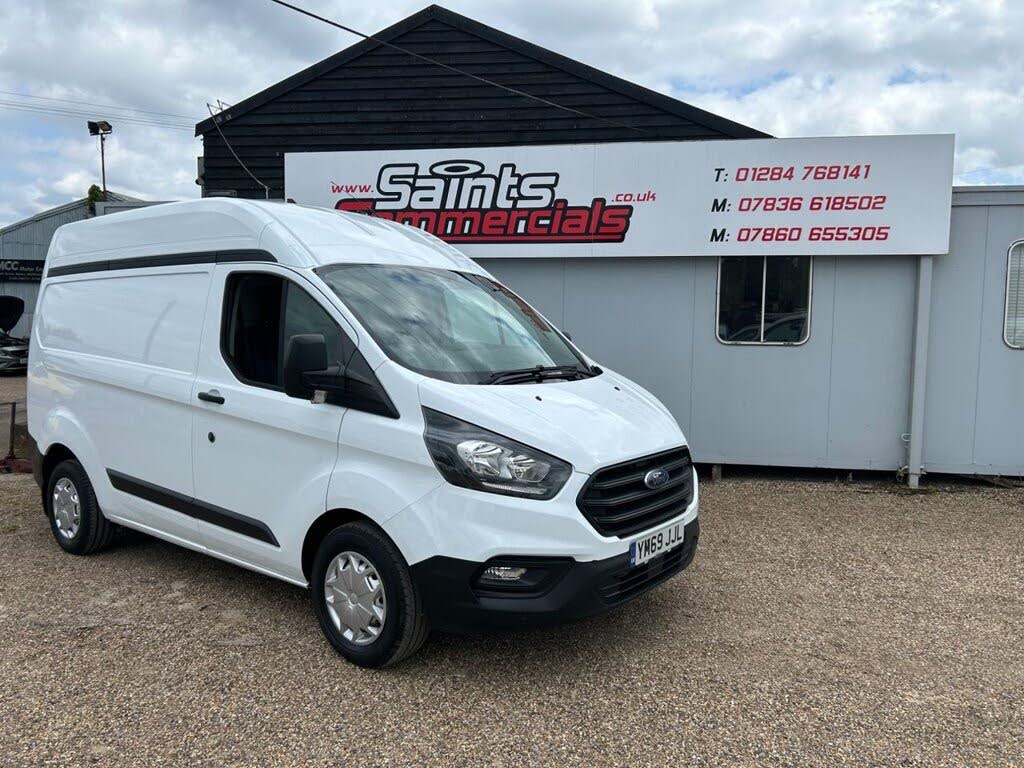 White 2020 Ford Transit Custom 2.0TDCi 300 L1H2 Leader (105PS)(EU6dT) Van Front-wheel drive Manual