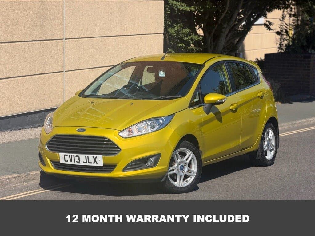 Yellow 2013 Ford Fiesta Hatchback Front-wheel drive Manual