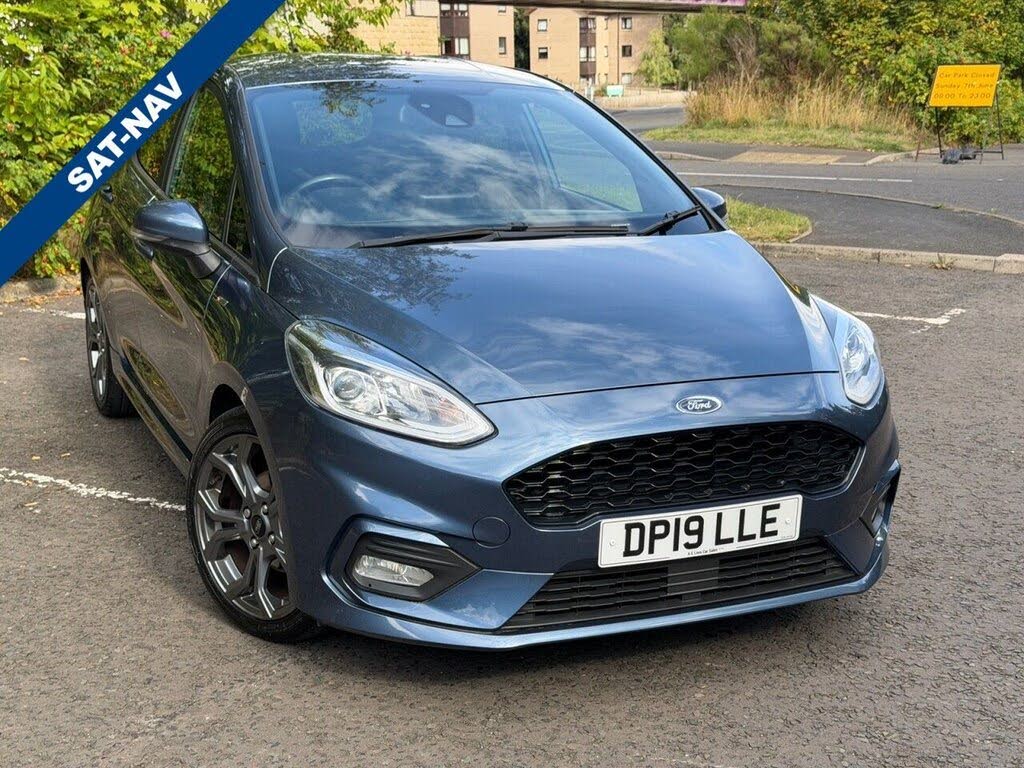 Blue 2019 Ford Fiesta Hatchback Front-wheel drive Manual