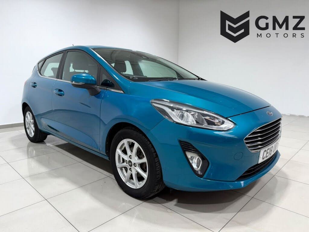 Blue 2018 Ford Fiesta Hatchback Front-wheel drive Manual