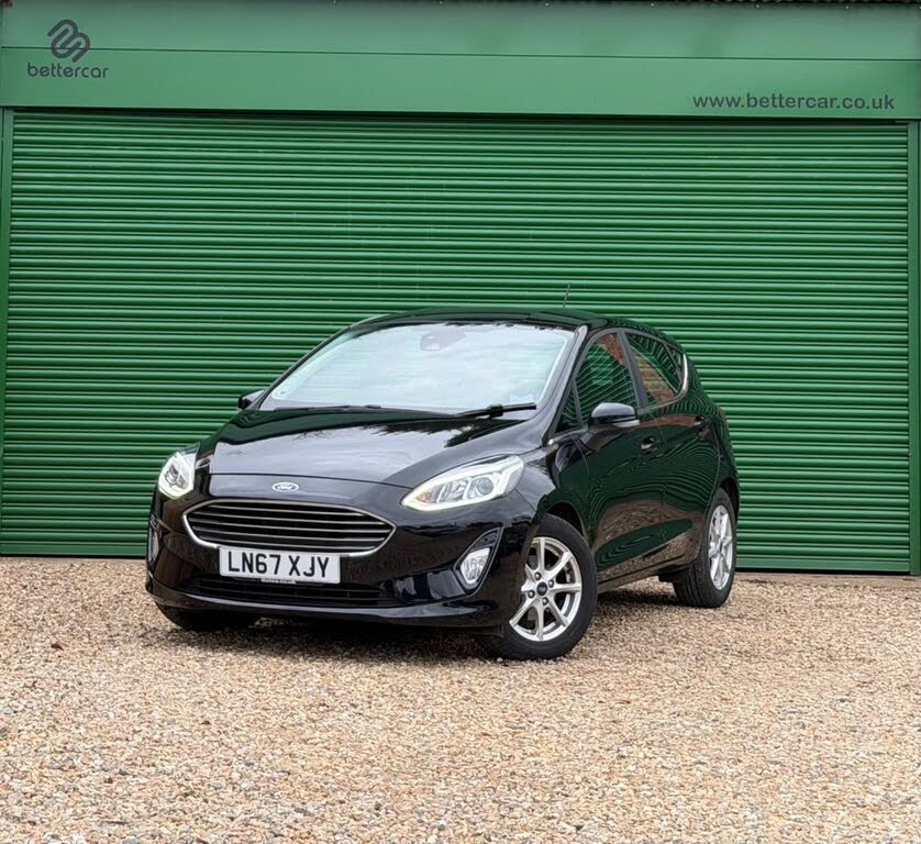 Black 2017 Ford Fiesta Hatchback Front-wheel drive Manual
