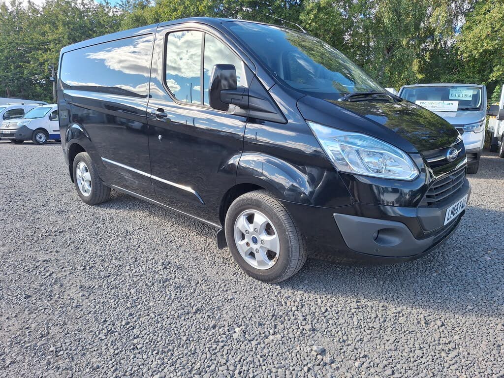 Black 2015 Ford Transit Custom Van Front-wheel drive Manual